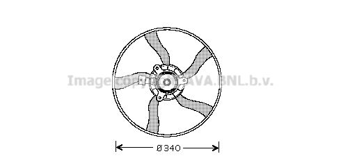 AVA QUALITY COOLING Tuuletin, moottorin jäähdytys CN7532